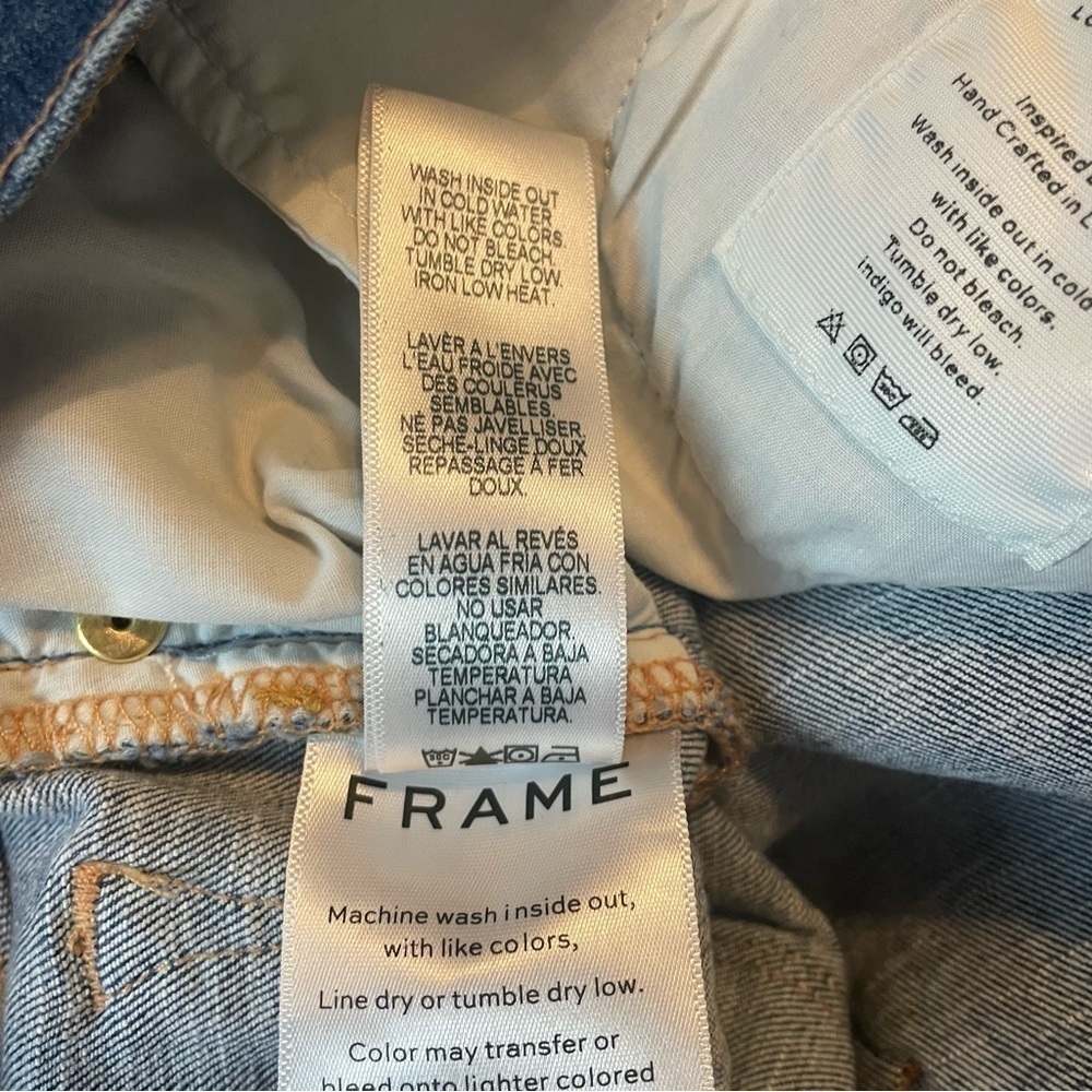 Frame Le Crop Bell Gail Jeans Sz. 28 - Picture 15 of 15